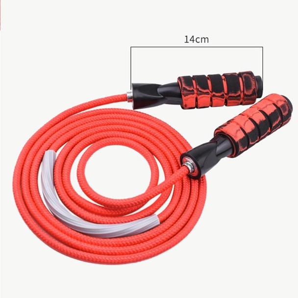 2 PCS Weight-Bearing Skipping Rope Fitness Exercise Room Skipping Rope, Thickness: 8mm, Length: 3m(Gray)