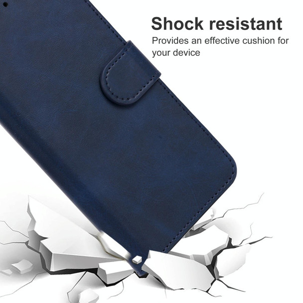 Leather Phone Case - Oukitel C22(Blue)