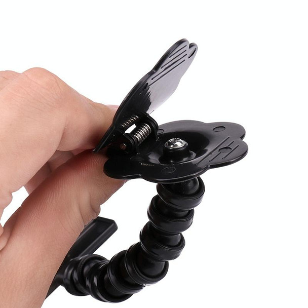 Pet Camera Artifact Dog Cat Looking At Camera Phone Clip(Black )