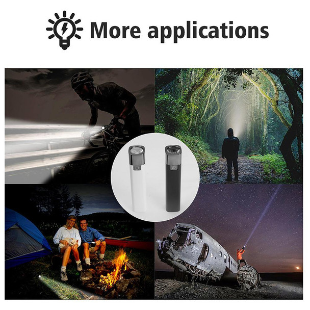Rechargeable Flashlight and Power Bank