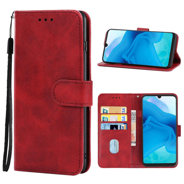 Itel A26 Leather Phone Case(Red)