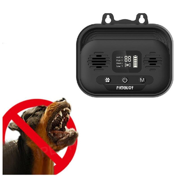 Pet Products Ultrasonic Bark Stopper Dog Trainer Indoor And Outdoor Dog Repeller, Specification: Black Normal Edition