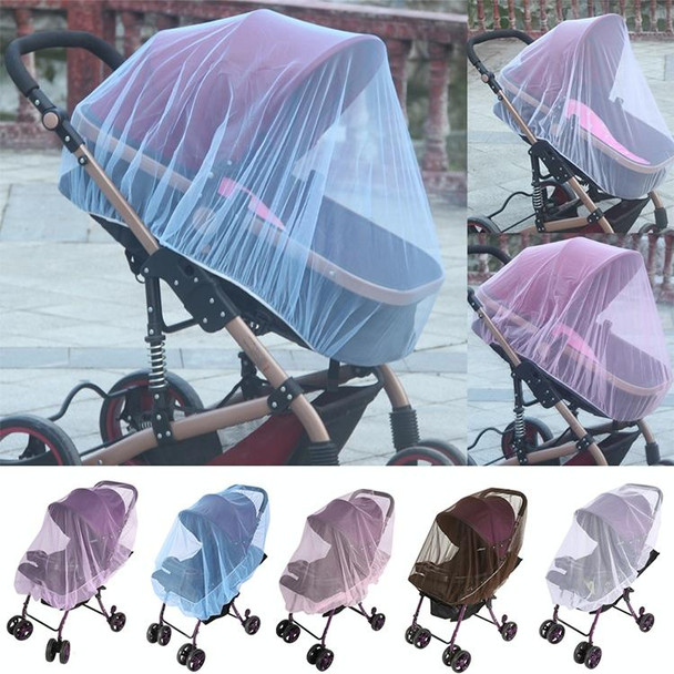 3 PCS 150cm Baby Pushchair Mosquito Insect Shield Net Safe Infants Protection Mesh Stroller Accessories Mosquito Net(black)