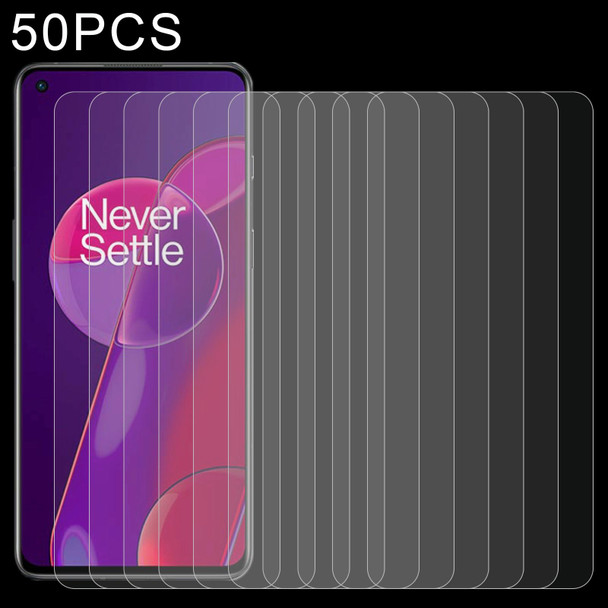 50 PCS 0.26mm 9H 2.5D Tempered Glass Film - OnePlus 9RT 5G