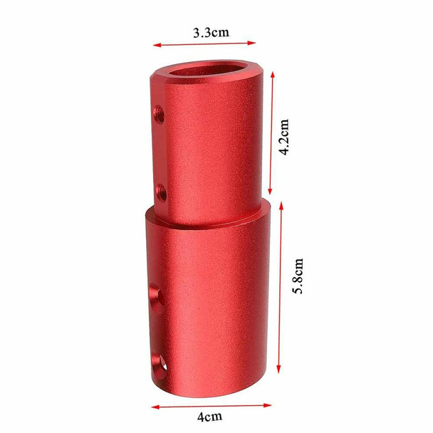 Aluminum Extension Pipe Extender Pole - Xiaomi M365/M365Pro Pro2 1S(Red )