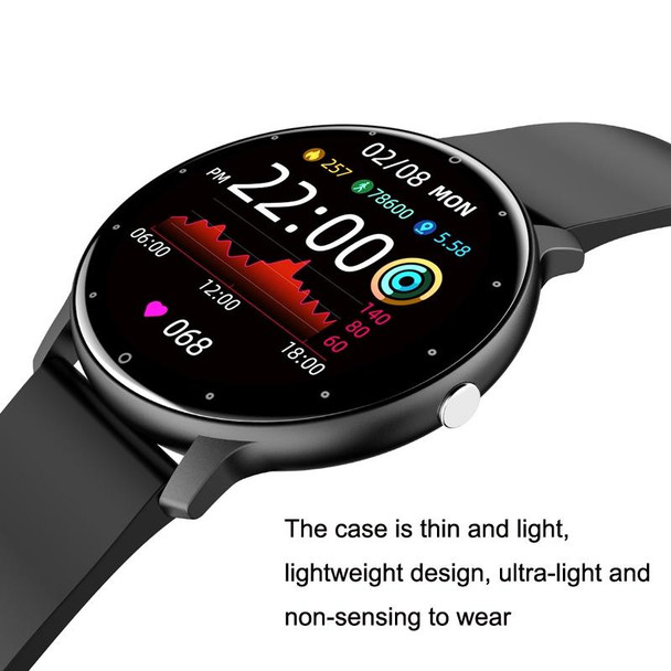 ZL02 Smart Heart Rate Blood Pressure Oxygen Monitoring Sports Pedometer Wireless Bluetooth Watch(Gold)