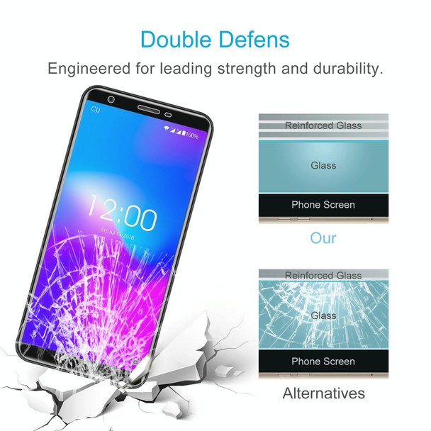 10 PCS 0.26mm 9H 2.5D Tempered Glass Film - Oukitel C11