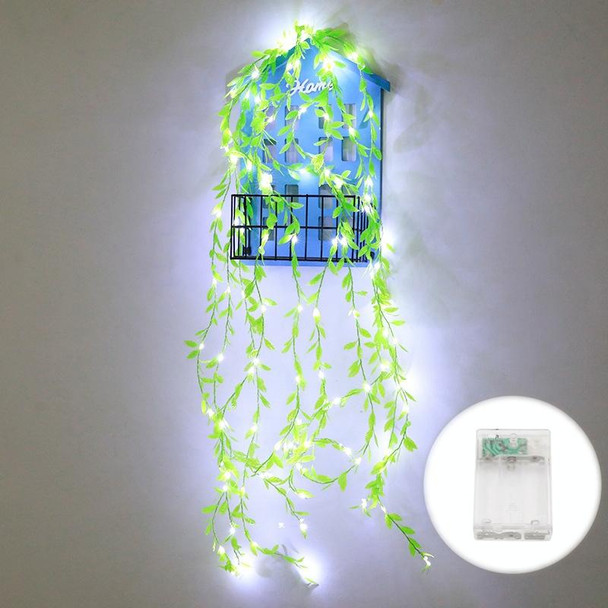 100 LEDs Simulation Planting Copper Wire Decorative Light, Spec:  Battery Box(White Light)