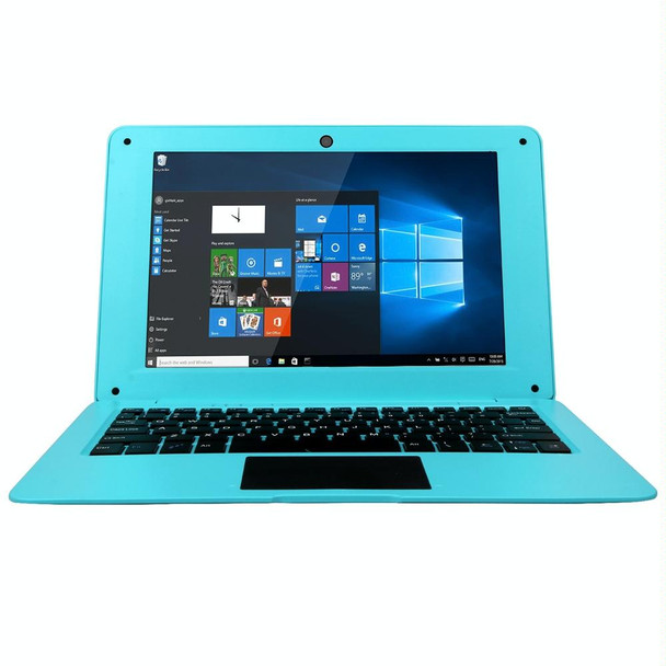 3350 10.1 inch Laptop, 6GB+64GB, Windows 10 OS, Intel Celeron N3350 Dual Core CPU 1.1-2.4Ghz, Support & Bluetooth & WiFi & HDMI, EU Plug(Blue)