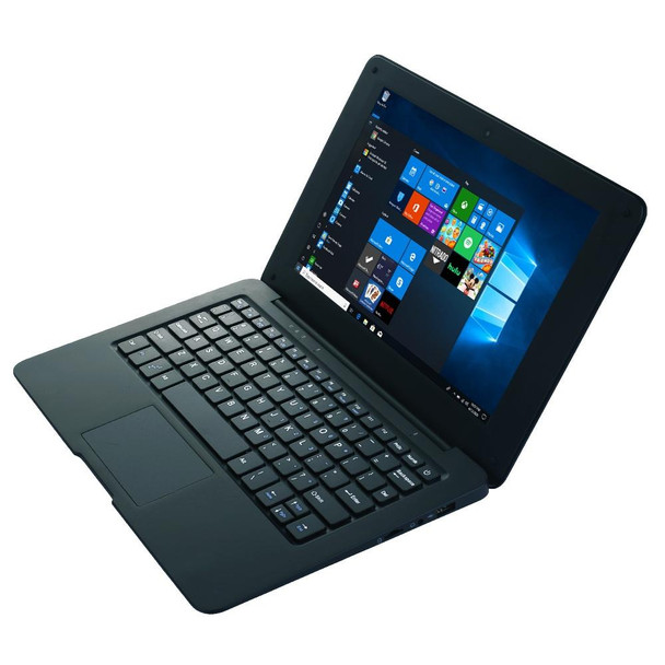 3350 10.1 inch Laptop, 6GB+64GB, Windows 10 OS, Intel Celeron N3350 Dual Core CPU 1.1-2.4Ghz, Support & Bluetooth & WiFi & HDMI, EU Plug(Black)