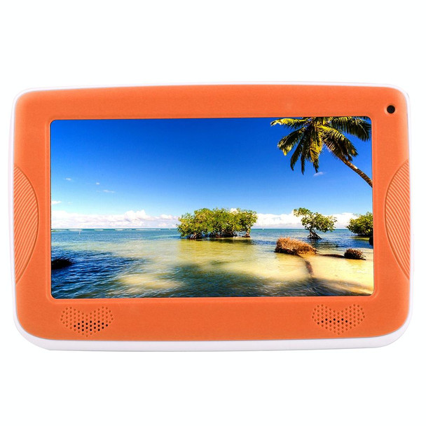 Astar Kids Education Tablet, 7.0 inch, 1GB+16GB, Android 4.4 Allwinner A33 Quad Core, with Silicone Case(Orange)