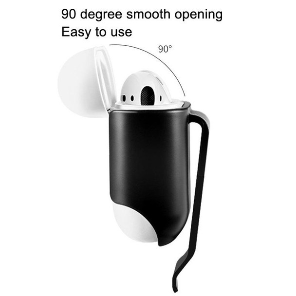 10 PCS Portable Headset Waist Hanging Protective Cover, Suitable - AirPods 2(White)