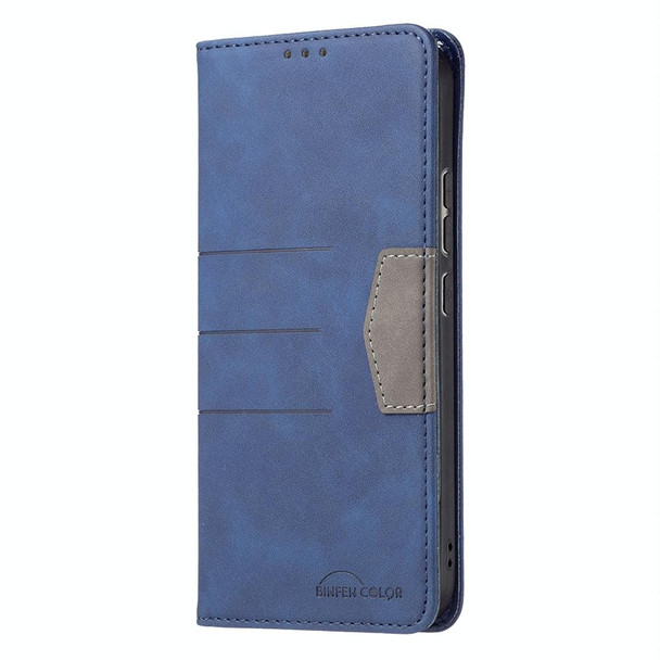 Xiao12 Pro Magnetic Splicing Leather Phone Case(Blue)