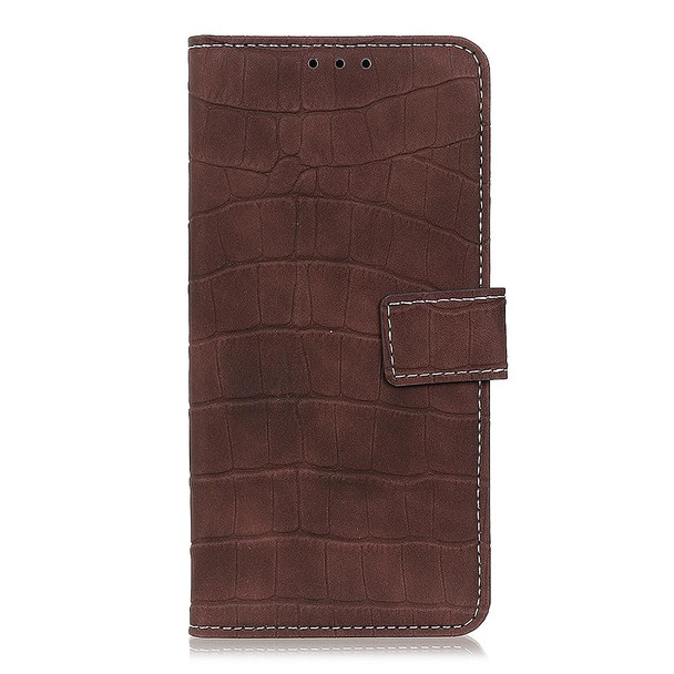 Xiaomi 12 / 12X Crocodile Texture Leather Phone Case(Brown)