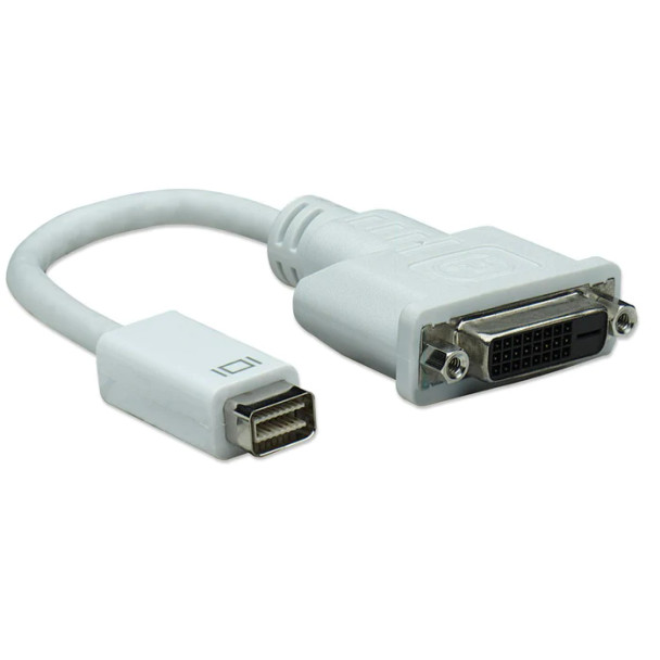 Manhattan Mini Dvi 32P To Dvi 25F Cable-Easily Connects A Mini-Dvi Source With Dvi-D Cable, Retail Box, Limited Lifetime Warranty