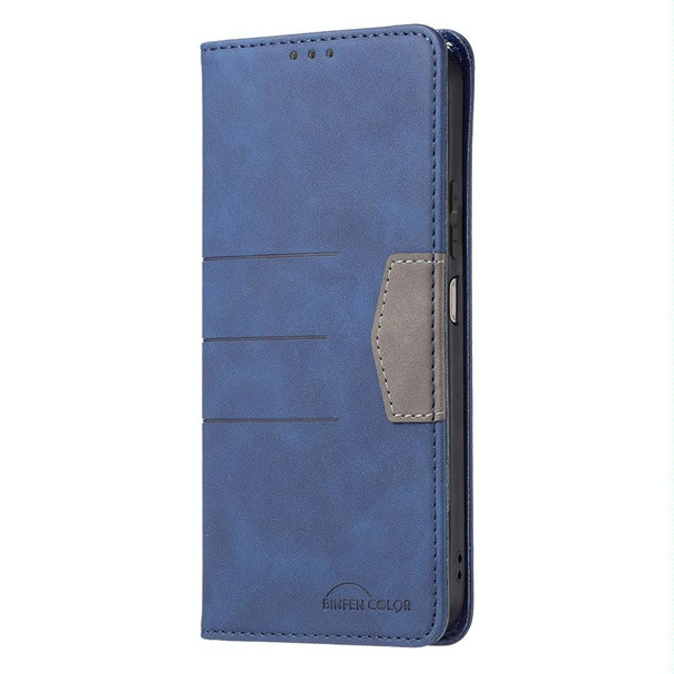 Xiaomi Redmi Note 10 Pro / 10 Pro Max Magnetic Splicing Leather Phone Case(Blue)