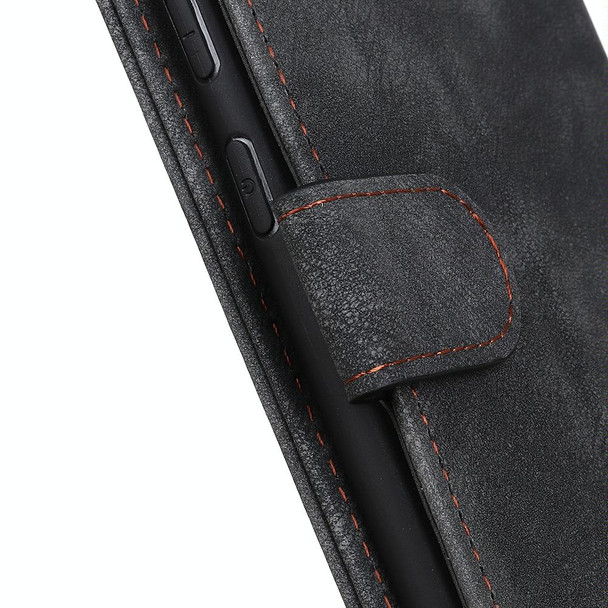Xiaomi Redmi Note 11 Antelope Texture Magnetic Buckle Horizontal Flip Leather Phone Case with Card Slots & Wallet & Holder(Black)