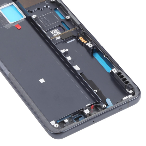 Front Housing LCD Frame Bezel Plate for Xiaomi Mi Note 10 Lite M2002F4LG, M1910F4G (Black)