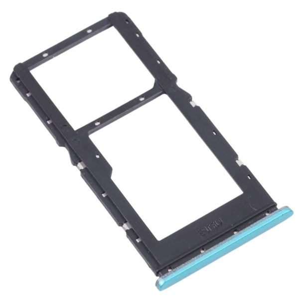 SIM Card Tray + SIM Card Tray / Micro SD Card Tray for Xiaomi Redmi Note 10 5G / Poco M3 Pro 5G / Redmi Note 10T 5G M2103K19G M2103K19C M2103K19PG M2103K19PI(Green)