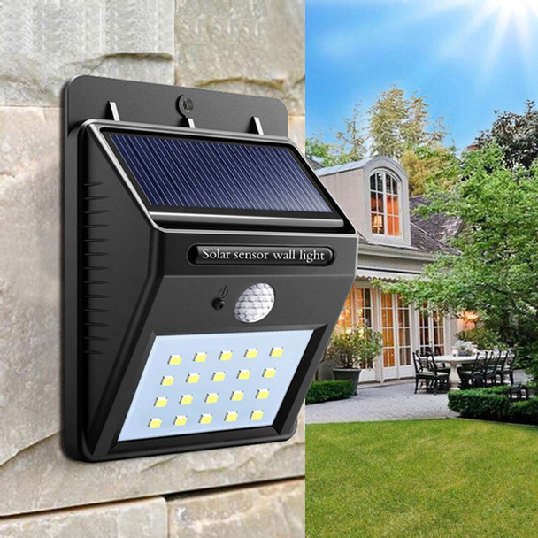 25 LED Solar Motion Sensor Wall Light