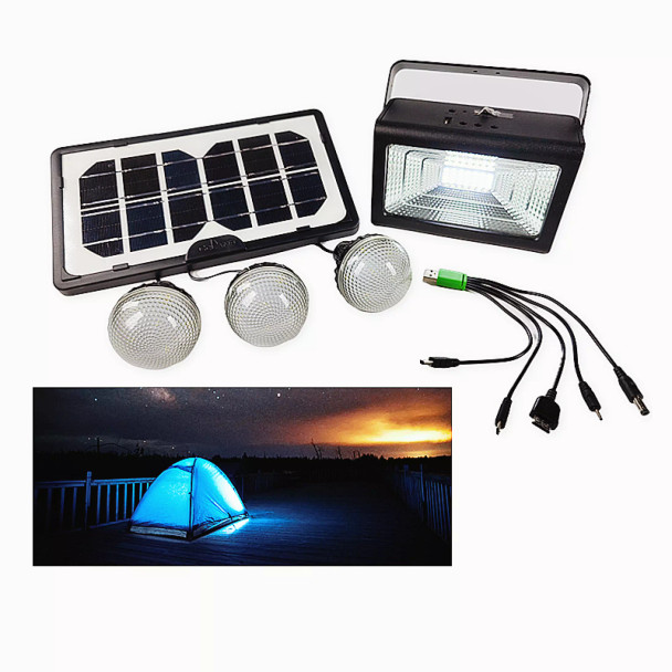 Solar Lighting System 3 Bulbs CL-03