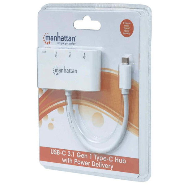 Manhattan 3-Port Type-C Usb 3.0 Hub