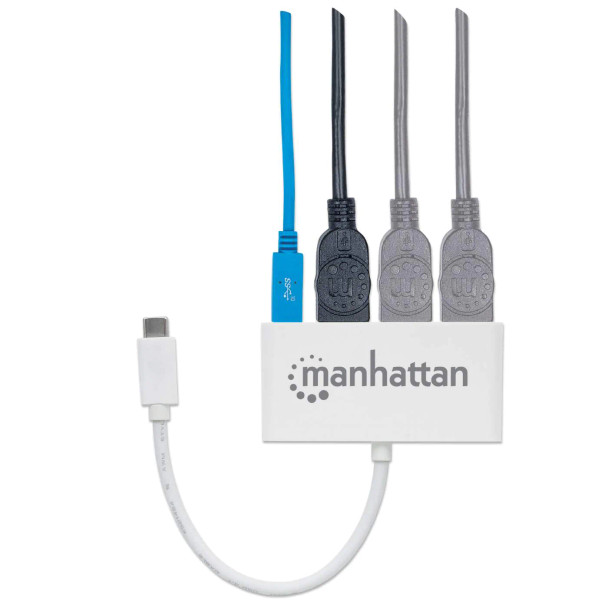 Manhattan 3-Port Type-C Usb 3.0 Hub