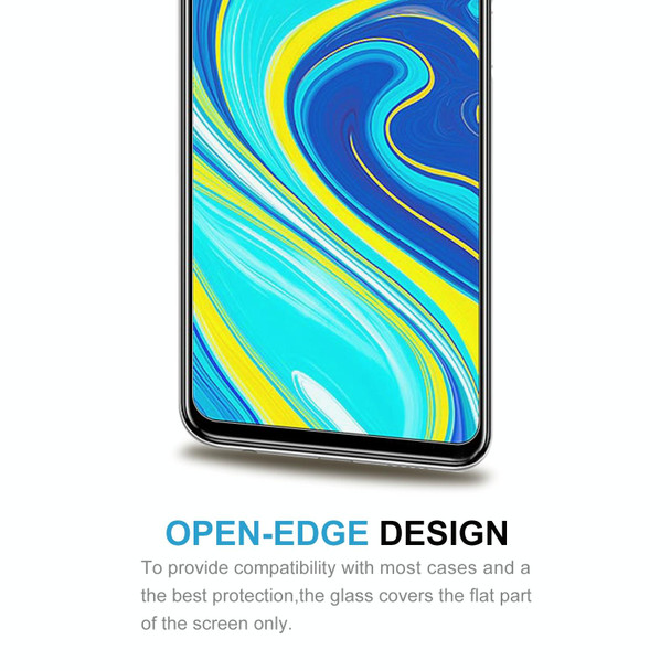 10 PCS 0.26mm 9H Surface Hardness 2.5D Explosion-proof Tempered Glass Non-full Screen Film - Xiaomi Redmi Note 9 Pro
