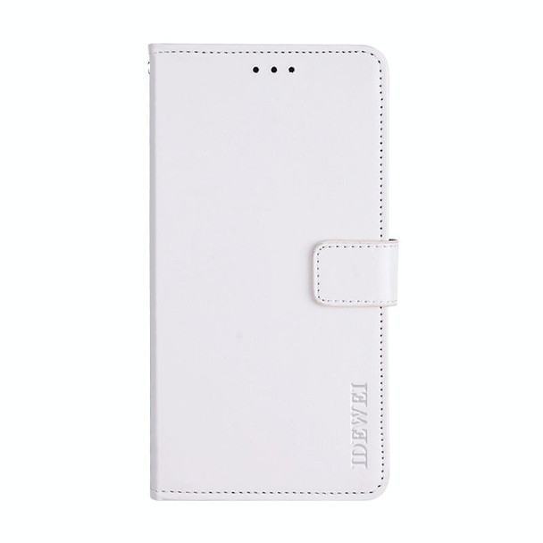 Xiaomi Redmi K30 Pro idewei Crazy Horse Texture Horizontal Flip Leather Case with Holder & Card Slots & Wallet(White)