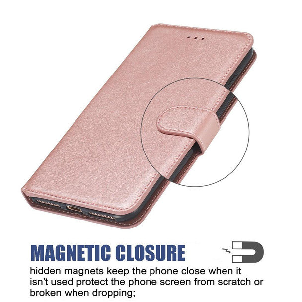 Xiaomi Redmi Note 8T Classic Calf Texture Horizontal Flip PU Leather Case, with Holder & Card Slots & Wallet(Rose Gold)