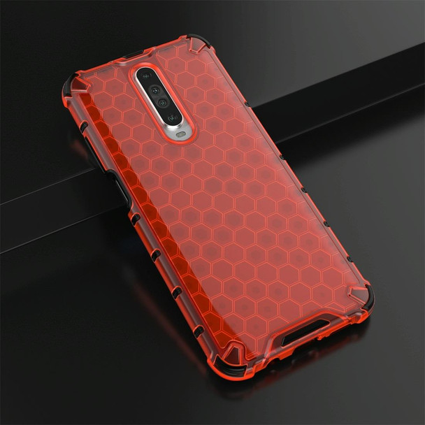 Xiaomi Redmi K30 Shockproof Honeycomb PC + TPU Protective Case(Red)