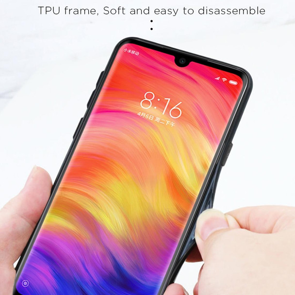 Xiaomi Redmi Note 7 Gradient Color Glass Case(Sky Blue)