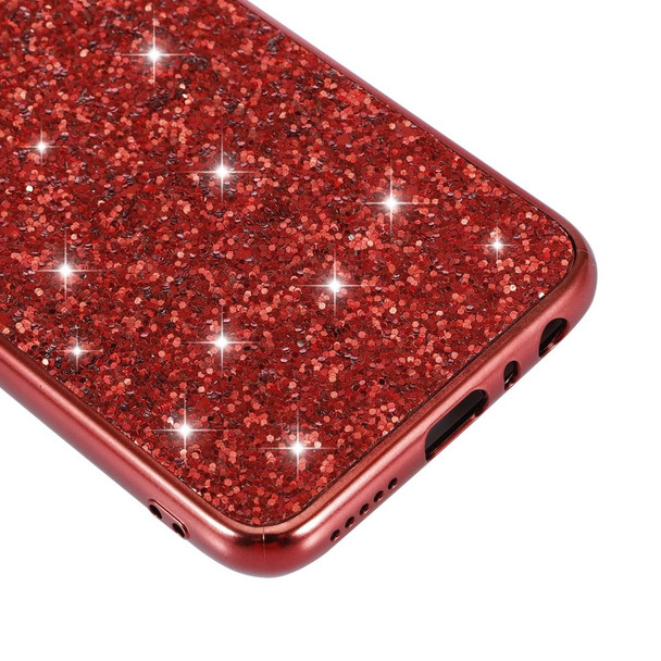 Xiaomi Redmi Note 8 Glittery Powder Shockproof TPU Case(Black)