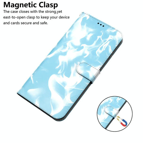 Xiaomi Mi CC9 Pro/Note 10/Note 10 Pro Cloud Fog Pattern Horizontal Flip Leather Case with Holder & Card Slot & Wallet(Sky Blue)