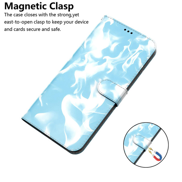 Xiaomi Redmi Note 8T Cloud Fog Pattern Horizontal Flip Leather Case with Holder & Card Slot & Wallet(Sky Blue)