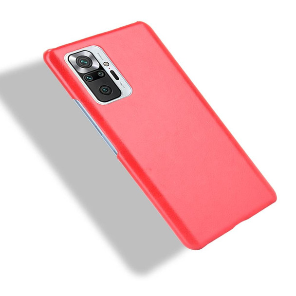 Xiaomi Redmi Note 10 Pro (India version) / Note 10 Pro Max Shockproof Litchi Texture PC + PU Case(Red)