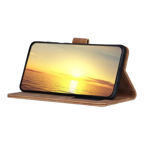 Xiaomi Redmi Note 10 5G Antelope Texture Magnetic Buckle Horizontal Flip PU Leather Case with Card Slots & Wallet & Holder(Brown)