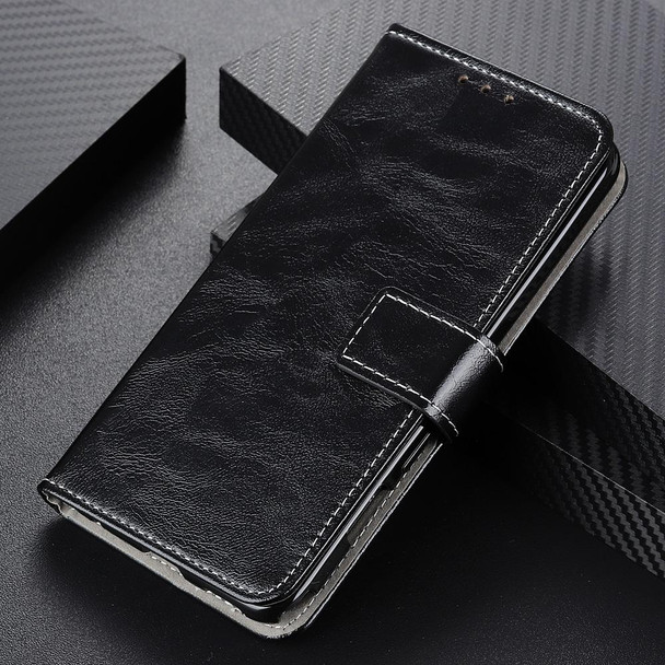 Xiaomi Poco M3 Pro 4G / Poco M3 Pro 5G / Redmi Note 10 5G Retro Crazy Horse Texture Horizontal Flip Leather Case with Holder & Card Slots & Photo Frame & Wallet(Black)