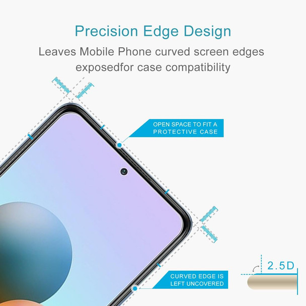 Xiaomi Redmi Note 10 Pro / 10 Pro Max 50 PCS 0.26mm 9H 2.5D Tempered Glass Film