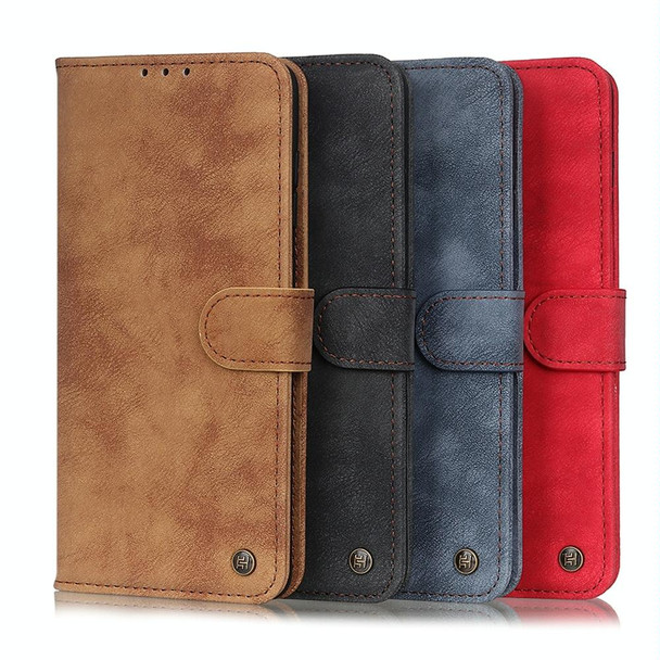 Xiaomi Redmi Note 9 5G Antelope Texture Magnetic Buckle Horizontal Flip PU Leather Case with Card Slots & Wallet & Holder(Blue)