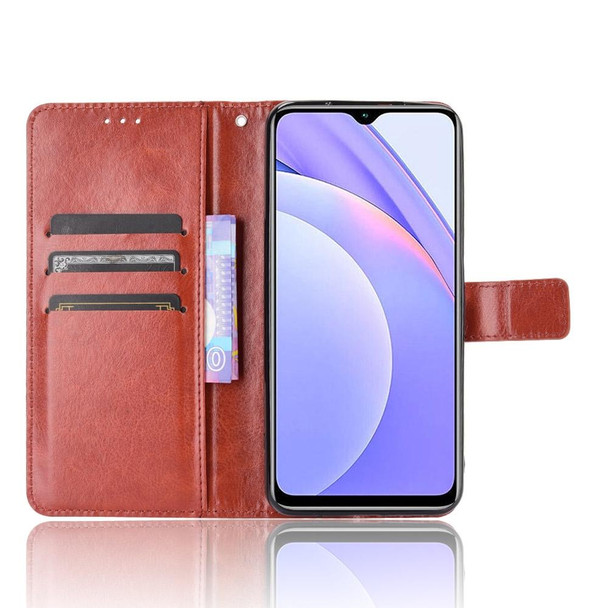 Xiaomi Redmi 9T / 9 Power / Note 9 4G Retro Crazy Horse Texture Horizontal Flip Leather Case with Holder & Card Slots & Photo Frame(Brown)