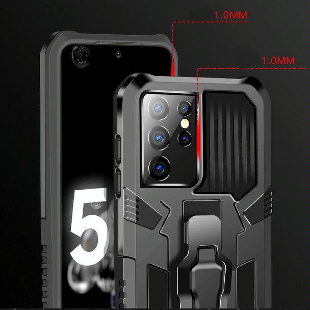 Xiaomi Redmi Note 9 Machine Armor Warrior Shockproof PC + TPU Protective Case(Army Green)