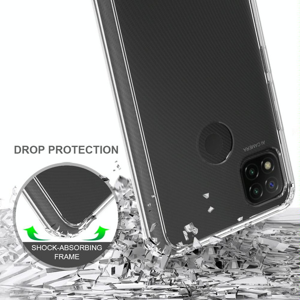 Xiaomi Redmi 9C Scratchproof TPU + Acrylic Protective Case(Black)