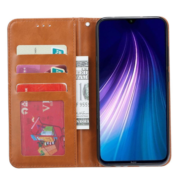 Xiaomi Redmi Note 9 Pro / Note 9S/ Note 9 Pro Max Knead Skin Texture Horizontal Flip Leather Case with Photo Frame & Holder & Card Slots & Wallet(Wine Red)