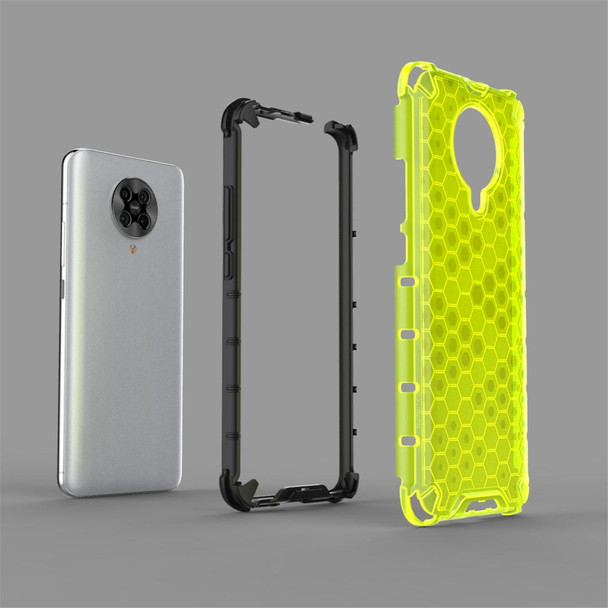 Xiaomi Redmi K30 Pro Shockproof Honeycomb PC + TPU Case(Green)