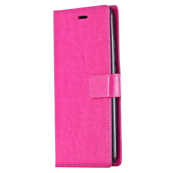 Xiaomi Redmi K30 Pro Crazy Horse Texture Horizontal Flip Leather Case with Holder & Card Slots & Wallet & Photo Frame(Rose)