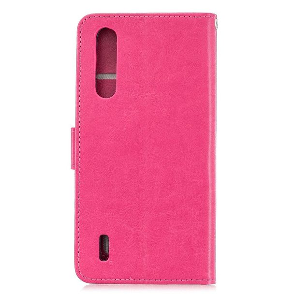 Xiaomi Mi 9 Lite / CC9 Crazy Horse Texture Horizontal Flip Leather Case with Holder & Card Slots & Wallet & Photo Frame(Rose)