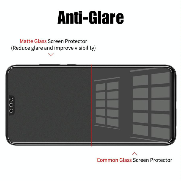 50 PCS Non-Full Matte Frosted Tempered Glass Film for Xiaomi Mi 9 SE, No Retail Package