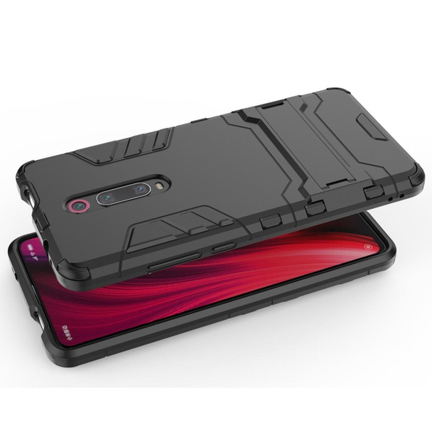 Shockproof PC + TPU Case for Xiaomi Mi 9T Pro / Redmi K20 Pro, with Holder (Red)