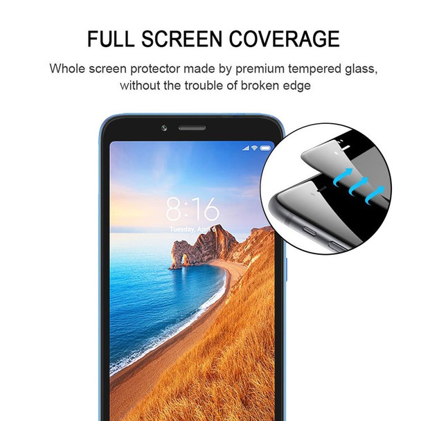 25 PCS Full Glue Full Cover Screen Protector Tempered Glass film for Xiaomi Redmi 6 & 6A